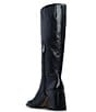 Color:Black Tumbled - Image 4 - Sangeti Tumbled Leather Tall Wide Calf Boots