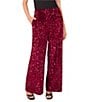 Vince Camuto Sequin Wide Leg Coordinating Pants, Color:Crimson - Image 1