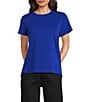 Vince Camuto Short Sleeve Crew Neck Knit Tee Shirt - Image 3