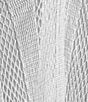 Vince Camuto Short Sleeve Mesh Net Fringe Tie Front Topper - Image 4