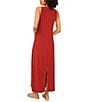 Vince Camuto Sleeveless Keyhole Back Crew Neck A-Line Maxi Dress, Color:Chili - Image 2