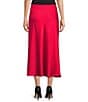 Vince Camuto Solid Charmeuse Clean A-Line Midi Skirt - Image 2