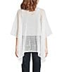 Vince Camuto Solid Popcorn Topper, Color:White - Image 2