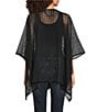 Vince Camuto Solid Popcorn Topper, Color:Black - Image 2