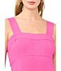 Vince Camuto Square Neck Sleeveless Shift Maxi Dress - Image 3