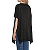 Vince Camuto Textured Shiny Knit Topper - Image 4