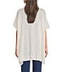 Vince Camuto Textured Shiny Knit Topper - Image 2