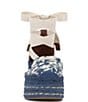 Color:Element Indigo - Image 5 - Tishea Embroidered Ankle Wrap Platform Wedge Espadrilles