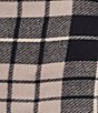 Vince Camuto Twin Plaid Print Mixed Feather Soft Scarf Wrap - Image 3