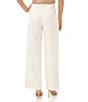 Color:New Ivory - Image 2 - Wide Leg Front Pleat Soho Stretch Twill Tailored Pants