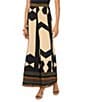 Vince Camuto Wide Leg Printed Coordinating Pants - Image 1