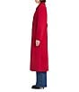 Vince Camuto Wool Banana Stand Collar Long Sleeve Single Breasted Coat, Color:V-Red - Image 4