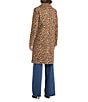 Vince Camuto Wool Blend Leopard Print Notch Collar Boyfriend Fit Walker Coat, Color:Leopard - Image 2