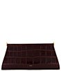 Vince Double Bar Pouch Frame Croc Shoulder Bag - Image 2