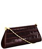 Vince Double Bar Pouch Frame Croc Shoulder Bag - Image 4