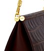 Vince Double Bar Pouch Frame Croc Shoulder Bag - Image 6