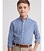 Vineyard Vines Big Boys Arawak Gingham Button Up Sportshirt - Image 5