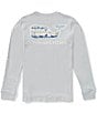 Vineyard Vines Big Boys Duck Hunter Whale Long Sleeve Pocket T-Shirt - Image 1