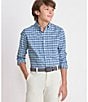Vineyard Vines Big Boys Faraway Performance Button-Front Shirt, Color:Summer Evng - Image 4