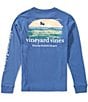 Vineyard Vines Big Boys Ocean Front Golf Long Sleeve T-Shirt - Image 1
