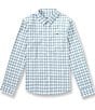 Vineyard Vines Big Boys Plaid Long Sleeve Performance Cotton Button Front Sport Shirt - Image 2