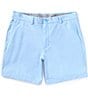 Vineyard Vines On The Go Performance Stretch 7#double; Inseam Shorts, Color:Jake Blue - Image 1