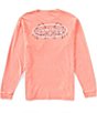 Vineyard Vines Surf Logo Crabs Long Sleeve T-Shirt - Image 1