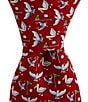 Vineyard Vines Under Par 3#double; Narrow Silk Tie, Color:Lighthouse Red - Image 1