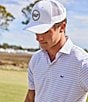 Vineyard Vines Whale Dot Performance Trucker Hat, Color:White - Image 3