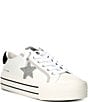 Color:White/Stone/Black - Image 1 - Amaze Platform Sneakers
