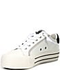 Color:White/Stone/Black - Image 4 - Amaze Platform Sneakers