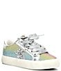 Color:Silver Multi - Image 1 - Girls' Annel Star Sneakers (Infant)