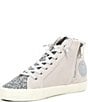 Color:Silver Glitter - Image 4 - Breakout Glitter High Top Sneakers