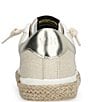 Color:Taupe Pebbled - Image 3 - Coastal Pebbled Leather Espadrille Sneakers