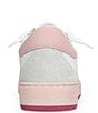 Color:Raspberry/Baby Pink - Image 3 - Denisse Colorblock Pop Outsole Retro Sneakers