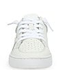 Color:Crisp White - Image 5 - Denisse Leather Retro Sneakers