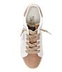 Color:White/Multi - Image 5 - Excel Suede Rhinestone Star Sneakers