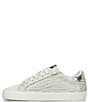 Color:Gold Croco - Image 4 - Flair Crocodile Embossed Sneakers