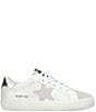 Color:White Snake/Washed Silver - Image 2 - Flair Snake Embossed Sneakers