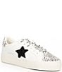Color:Wild Cheetah - Image 1 - Forever Leather Cheetah Print Star Sneakers