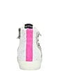 Color:White Glitter/Neon Pink Pop - Image 3 - Gadol Glitter High Top Sneakers