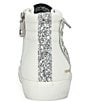 Color:Metallic Green/White - Image 3 - Gadol High Top Shimmer Lace Sneakers