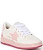 Color:White/Pink/Purple - Image 1 - Girls' Betty Star Sneakers (Youth)