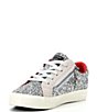 Color:Silver/Red Multi - Image 4 - Girls' Charlotte Star Glitter Sneakers (Youth)