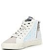 Color:White - Image 4 - Girls' Rita Glitter Star High Top Sneakers (Youth)