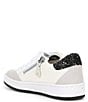 Color:White/Black/Gold - Image 3 - Girls' Taylor Metallic Star Sneakers (Youth)