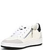 Color:White/Black/Gold - Image 4 - Girls' Taylor Metallic Star Sneakers (Youth)