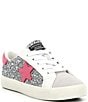 Color:Silver Glitter Multi - Image 1 - Girls' Valery Glitter Star Sneakers (Youth)