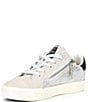Vintage Havana Girls' Valery Rhinestone Star Sneakers (Youth), Color:Silver Rhinestone/Grey Multi - Image 4