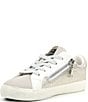 Color:Metallic Gold - Image 4 - Girls' Valery Textured Leather Star Sneakers (Youth)